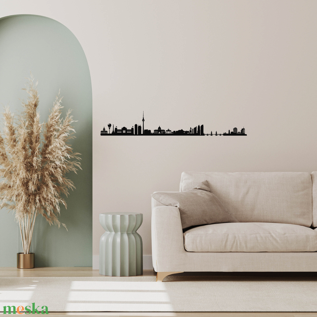  Cityline -Berlin városkép, fali dekoráció - otthon & életmód - dekoráció - fali és függő dekoráció - falra akasztható dekor - Meska.hu