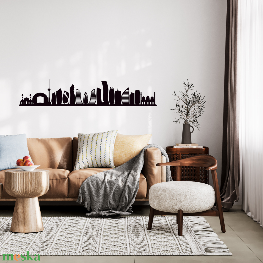 Cityline - Baku városkép, fali dekoráció - otthon & életmód - dekoráció - fali és függő dekoráció - falra akasztható dekor - Meska.hu  Cityline - Baku városkép, fali dekoráció - otthon & életmód - dekoráció - fali és függő dekoráció - falra akasztható dekor - Meska.hu