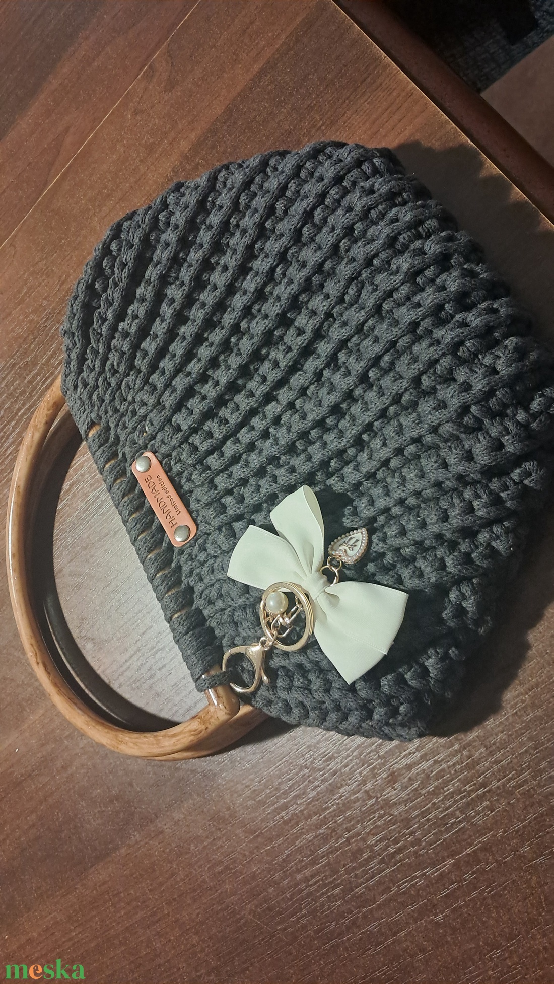 Horgolt kézitáska  - táska & tok - kézitáska & válltáska - alkalmi táska - Meska.hu