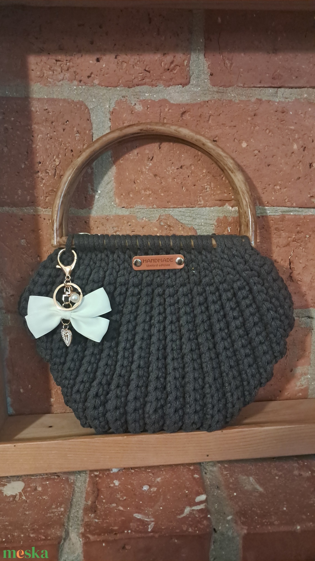 Horgolt kézitáska  - táska & tok - kézitáska & válltáska - alkalmi táska - Meska.hu