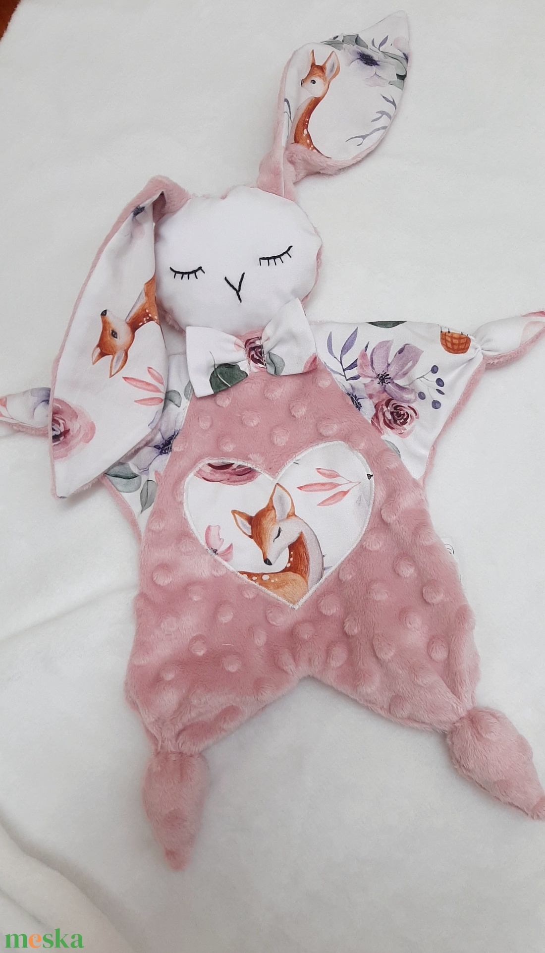 Púder színű szundinyuszi - játék & sport - 3 éves kor alattiaknak - alvóka & rongyi - Meska.hu