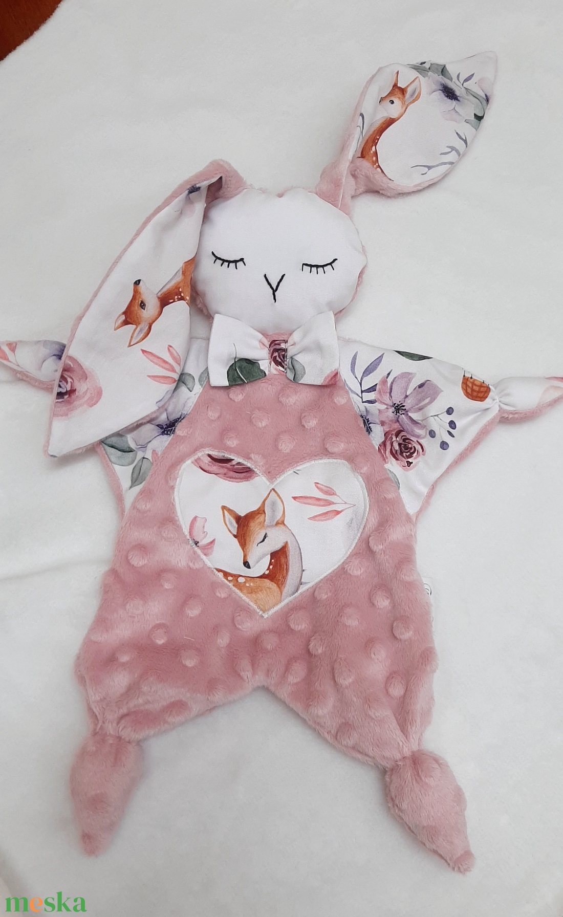 Púder színű szundinyuszi - játék & sport - 3 éves kor alattiaknak - alvóka & rongyi - Meska.hu