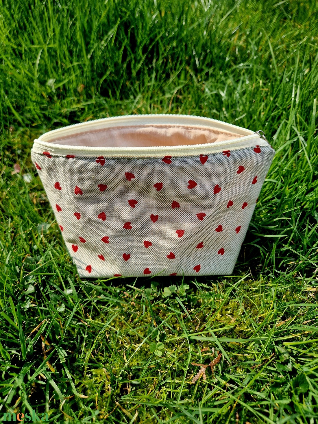 Szivecskés női neszeszer - táska & tok - neszesszer - Meska.hu