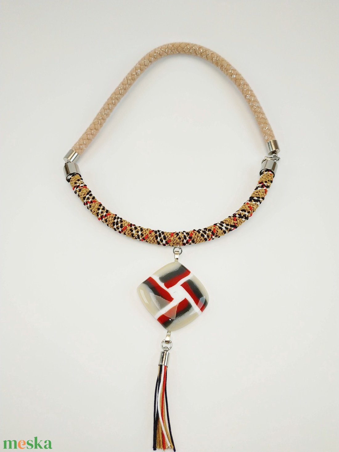Modern nyakék - burberry - ékszer - nyaklánc - medálos nyaklánc - Meska.hu Modern nyakék - burberry - ékszer - nyaklánc - medálos nyaklánc - Meska.hu