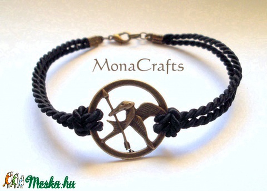 Éhezők Viadala - fecsegőposzáta karkötő (uniszex) -  - Meska.hu