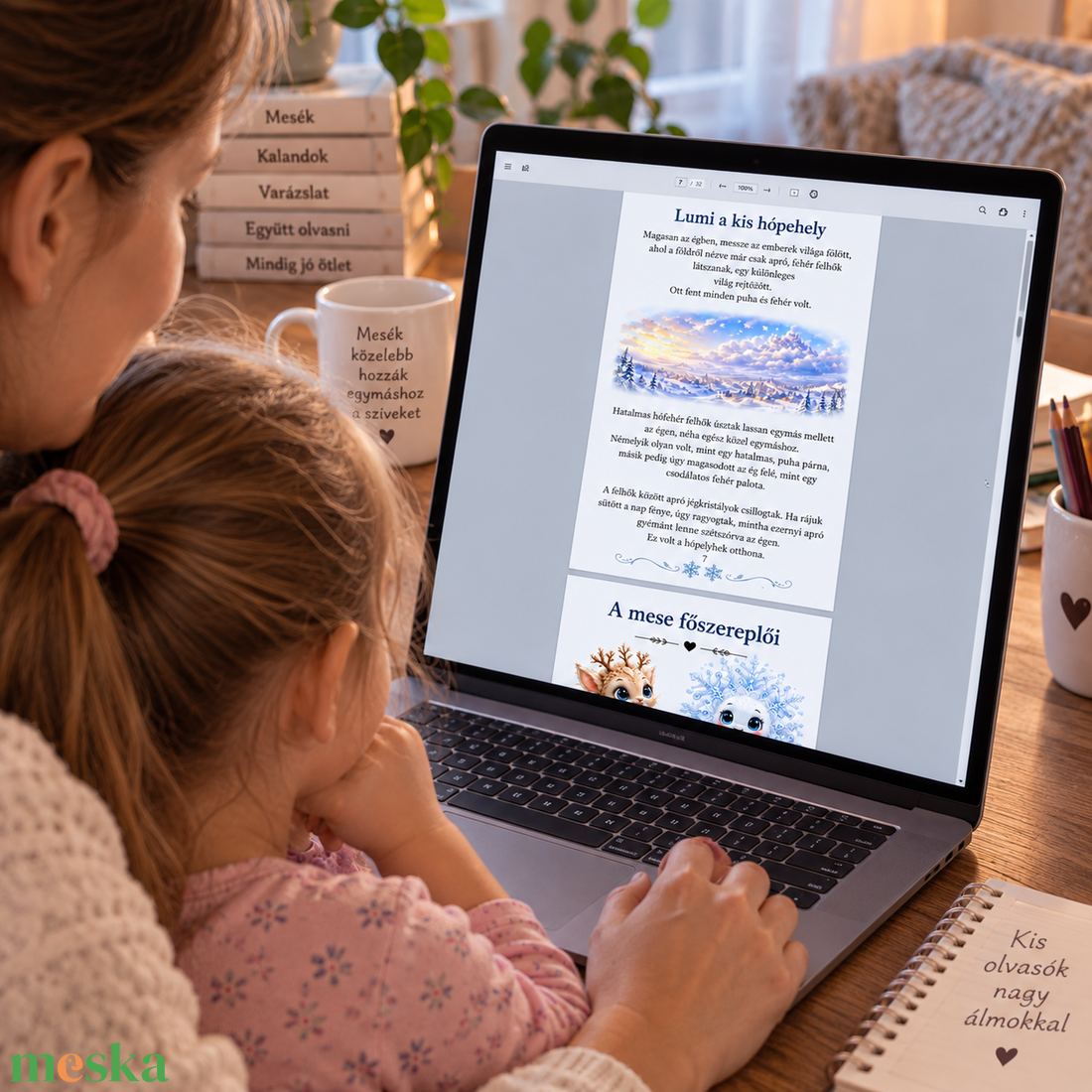 Momó és Lumi meséje- Digitális mesekönyv  PDF - művészet - grafika & illusztráció - digitális - Meska.hu