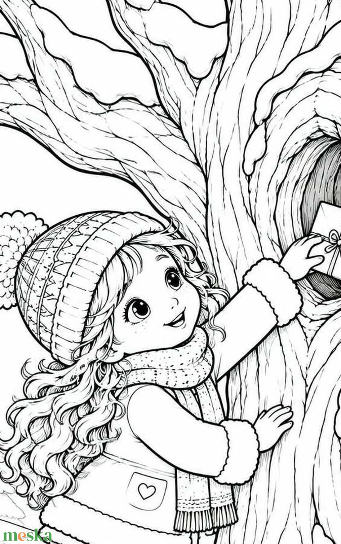Liza karácsonyi foglalkoztatója - PDF munkafüzet - művészet - grafika & illusztráció - digitális - Meska.hu