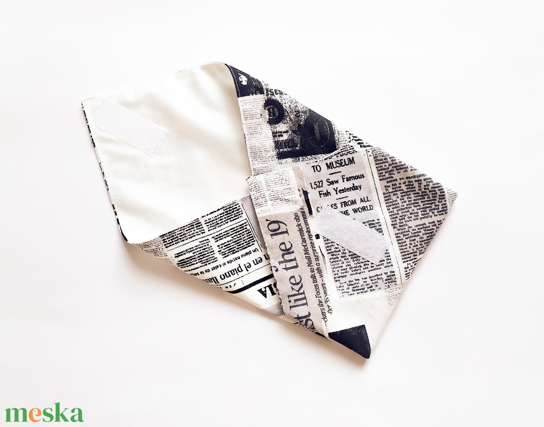 Újraszalvéta, szendvics csomagoló, textil szalvéta, újság mintás - táska & tok - uzsonna- & ebéd tartó - szendvics csomagoló - Meska.hu Újraszalvéta, szendvics csomagoló, textil szalvéta, újság mintás - táska & tok - uzsonna- & ebéd tartó - szendvics csomagoló - Meska.hu