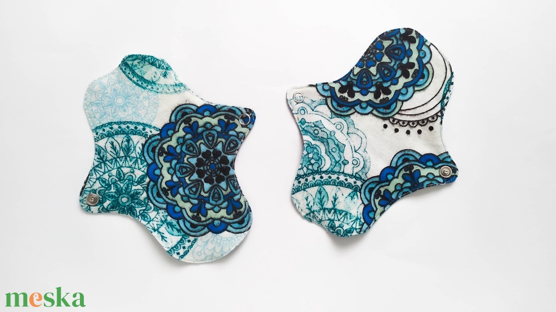 Mosható tisztasági betét, flanel, kék mandala mintás - szépségápolás - intim higiénia - tisztasági betét - Meska.hu Mosható tisztasági betét, flanel, kék mandala mintás - szépségápolás - intim higiénia - tisztasági betét - Meska.hu