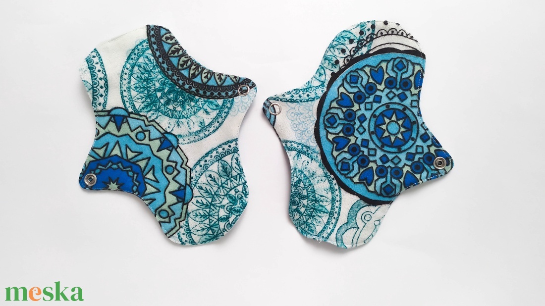 Mosható tisztasági betét, flanel, kék mandala mintás - szépségápolás - intim higiénia - tisztasági betét - Meska.hu Mosható tisztasági betét, flanel, kék mandala mintás - szépségápolás - intim higiénia - tisztasági betét - Meska.hu