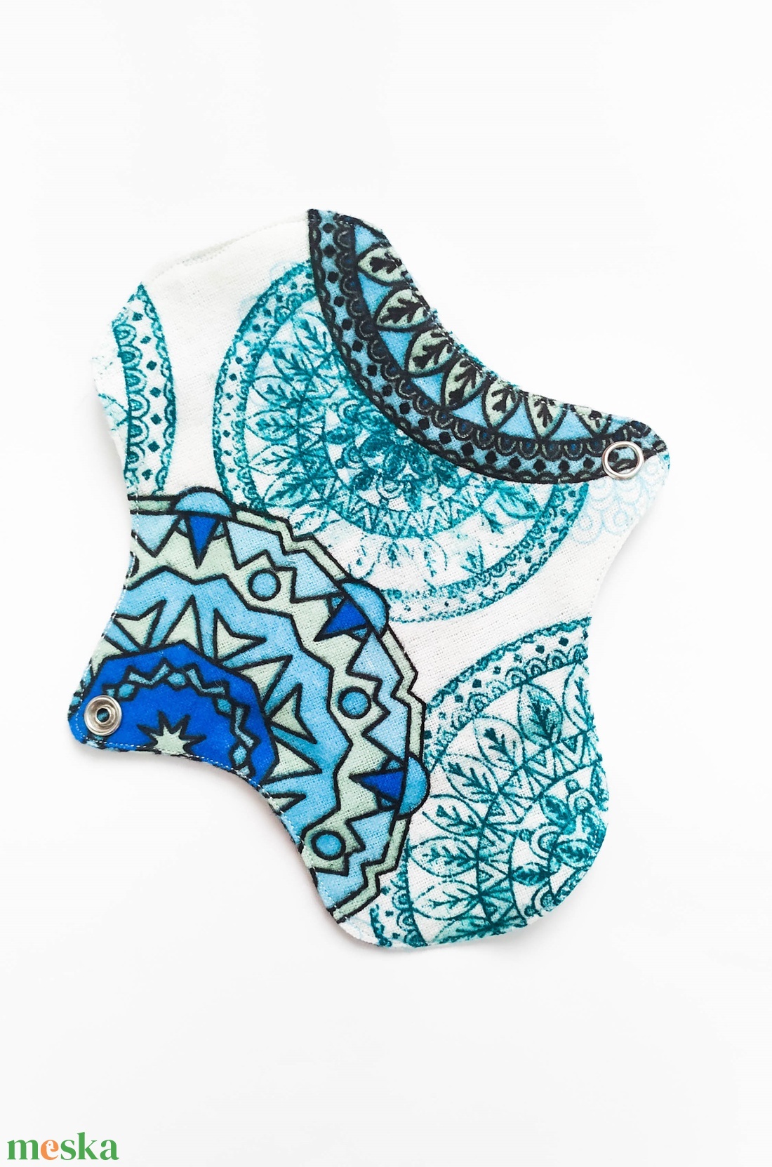 Mosható tisztasági betét, flanel, kék mandala mintás - szépségápolás - intim higiénia - tisztasági betét - Meska.hu Mosható tisztasági betét, flanel, kék mandala mintás - szépségápolás - intim higiénia - tisztasági betét - Meska.hu