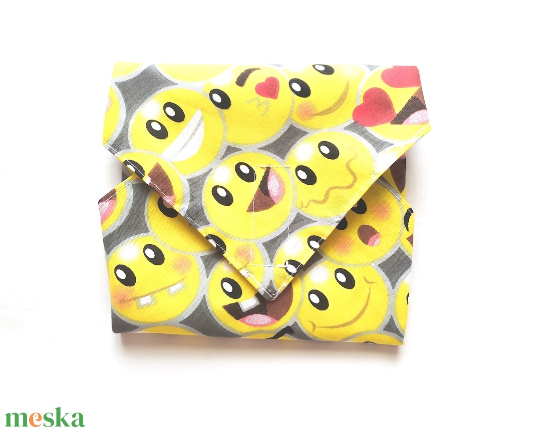 Újraszalvéta, szendvics csomagoló, smiley, emoji mintás - táska & tok - uzsonna- & ebéd tartó - szendvics csomagoló - Meska.hu Újraszalvéta, szendvics csomagoló, smiley, emoji mintás - táska & tok - uzsonna- & ebéd tartó - szendvics csomagoló - Meska.hu