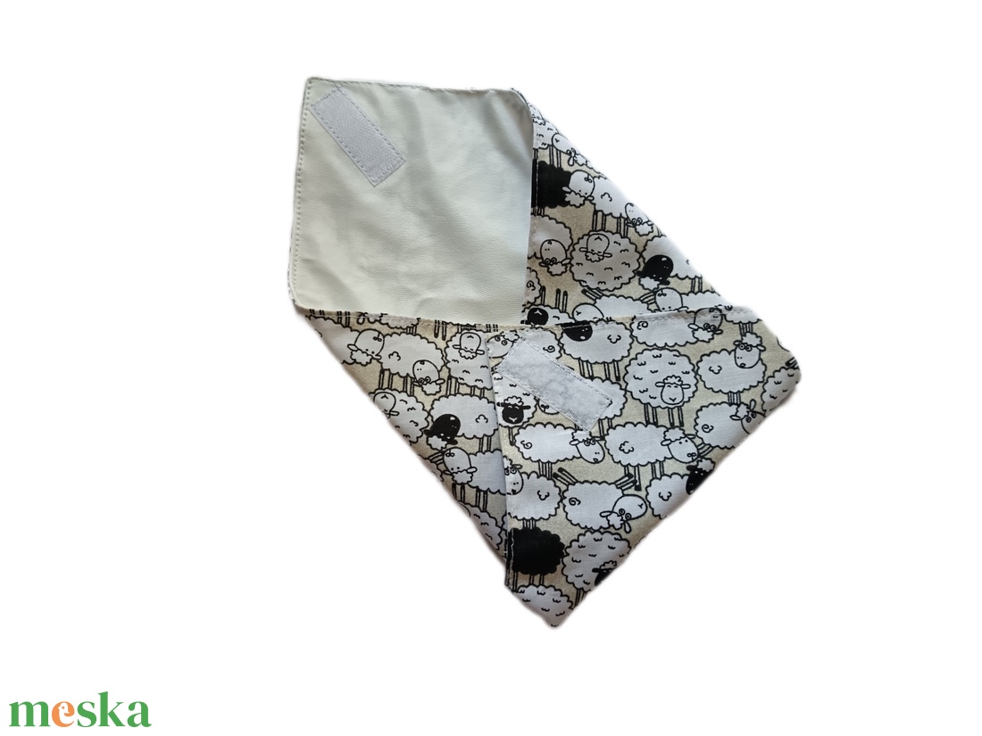 Újraszalvéta, szendvics csomagoló, bárány mintás - táska & tok - uzsonna- & ebéd tartó - szendvics csomagoló - Meska.hu