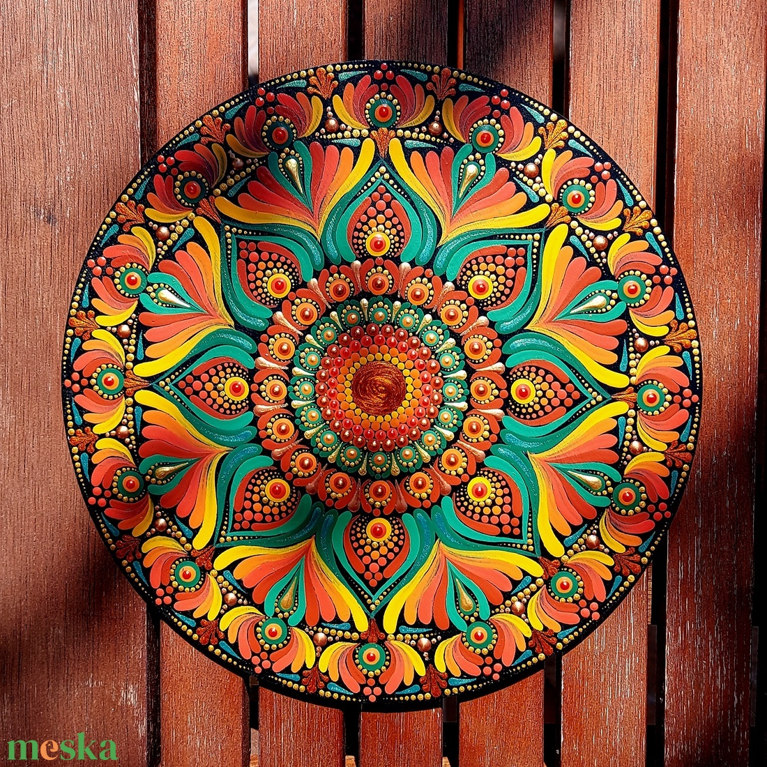 Őszies hangulatú kis mandala - otthon & életmód - dekoráció - spiritualitás - mandala - Meska.hu Őszies hangulatú kis mandala - otthon & életmód - dekoráció - spiritualitás - mandala - Meska.hu