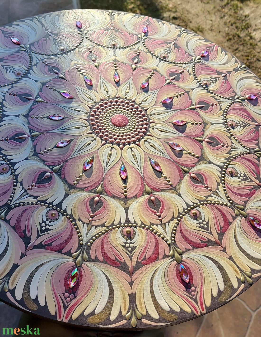 Bézses-púderes színátmenetes nőies mandala - otthon & életmód - dekoráció - spiritualitás - mandala - Meska.hu Bézses-púderes színátmenetes nőies mandala - otthon & életmód - dekoráció - spiritualitás - mandala - Meska.hu
