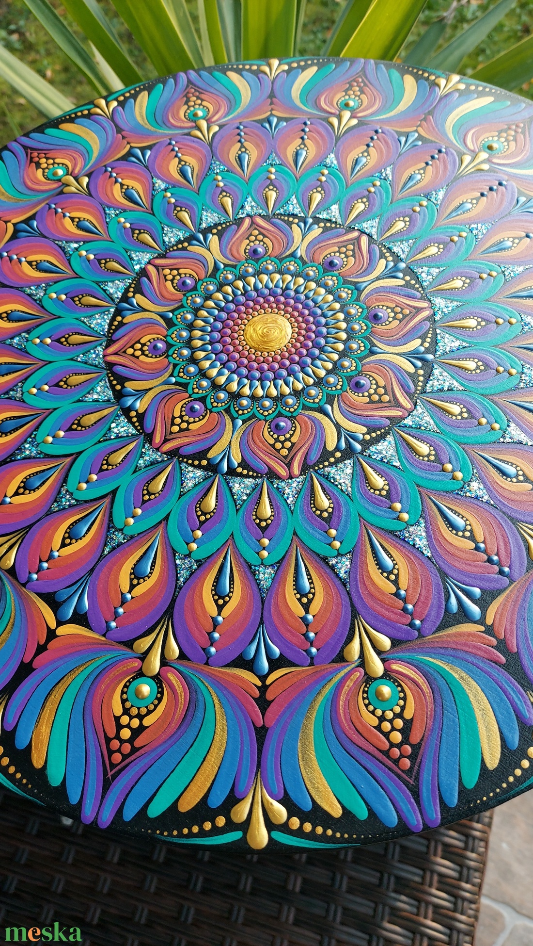 35 cm-es vibráló, élénk, színes mandala - otthon & életmód - dekoráció - spiritualitás - mandala - Meska.hu 35 cm-es vibráló, élénk, színes mandala - otthon & életmód - dekoráció - spiritualitás - mandala - Meska.hu