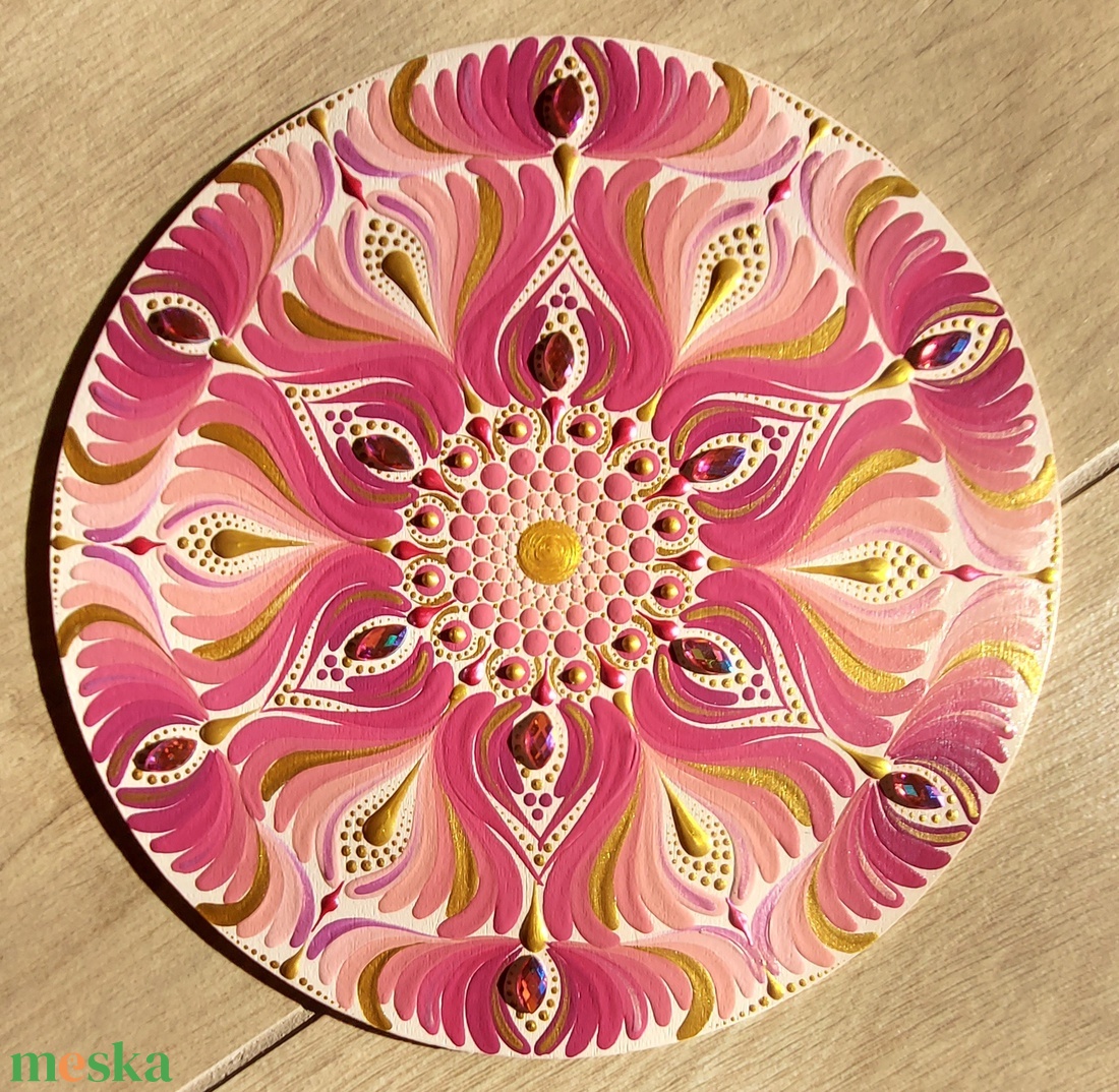 20 cm-es Valentin nap ihlette kis mandala - otthon & életmód - dekoráció - spiritualitás - mandala - Meska.hu 20 cm-es Valentin nap ihlette kis mandala - otthon & életmód - dekoráció - spiritualitás - mandala - Meska.hu
