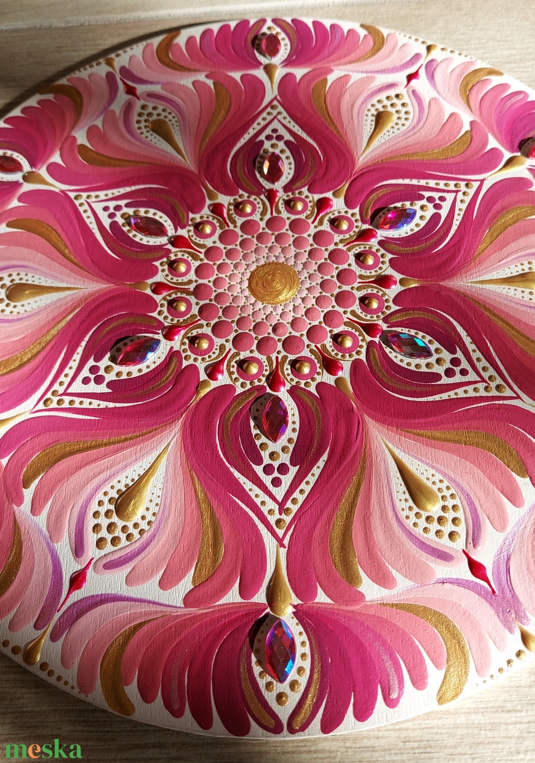 20 cm-es Valentin nap ihlette kis mandala - otthon & életmód - dekoráció - spiritualitás - mandala - Meska.hu 20 cm-es Valentin nap ihlette kis mandala - otthon & életmód - dekoráció - spiritualitás - mandala - Meska.hu