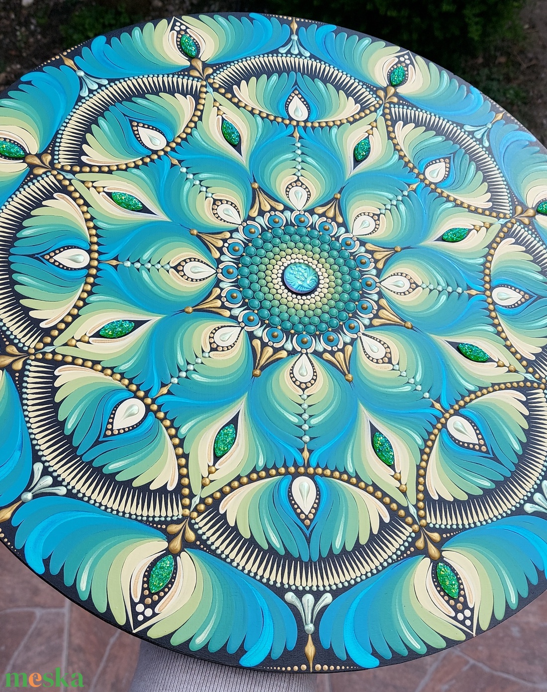 38 cm-es tavaszi hangulatú mandala - otthon & életmód - dekoráció - spiritualitás - mandala - Meska.hu 38 cm-es tavaszi hangulatú mandala - otthon & életmód - dekoráció - spiritualitás - mandala - Meska.hu