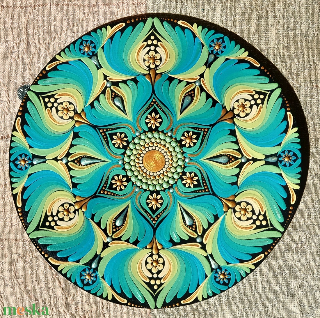 20 cm-es tavaszi hangulatú kis mandala - otthon & életmód - dekoráció - spiritualitás - mandala - Meska.hu 20 cm-es tavaszi hangulatú kis mandala - otthon & életmód - dekoráció - spiritualitás - mandala - Meska.hu