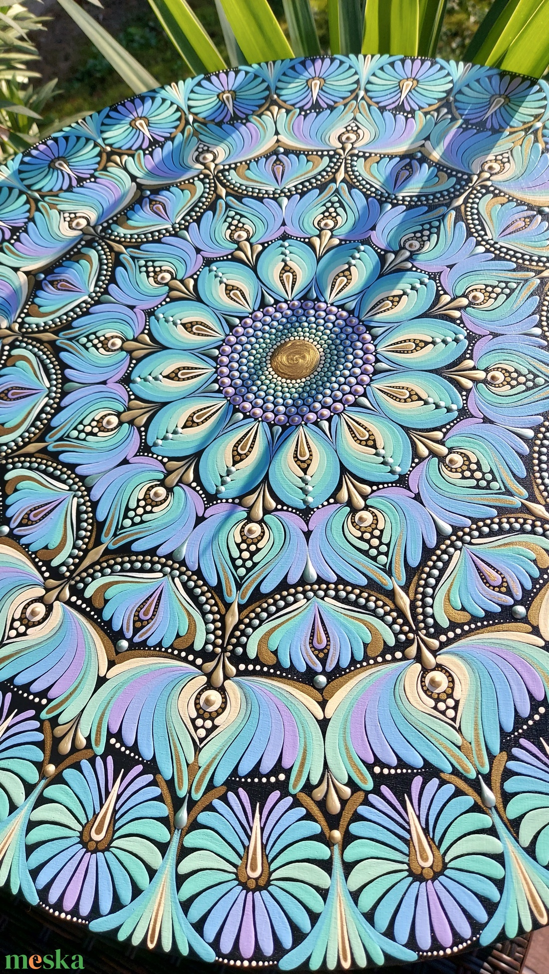45 cm-es  Mystic Fairy mandala - otthon & életmód - dekoráció - spiritualitás - mandala - Meska.hu