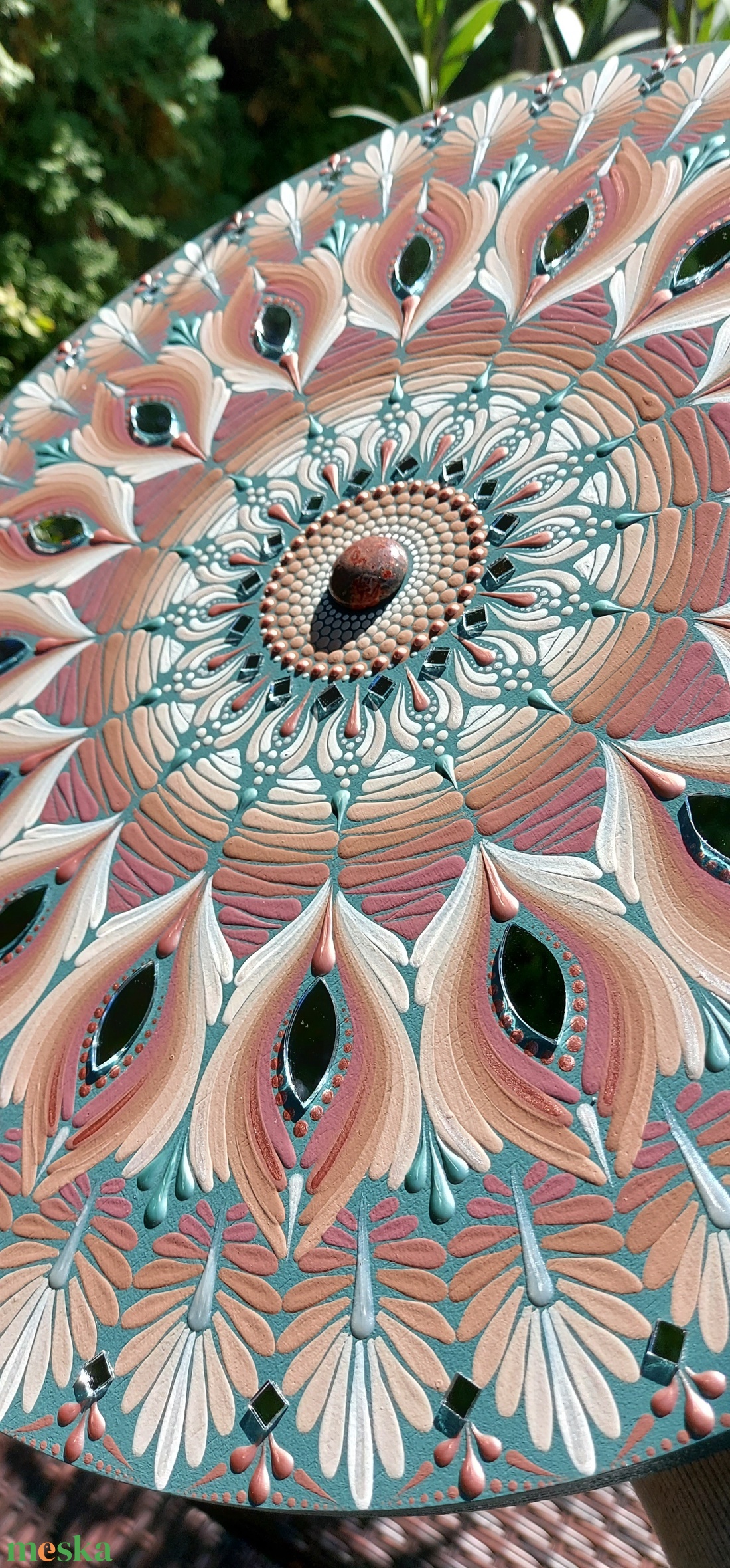 38 cm-es Őszi hangulatú mandala - otthon & életmód - dekoráció - spiritualitás - mandala - Meska.hu 38 cm-es Őszi hangulatú mandala - otthon & életmód - dekoráció - spiritualitás - mandala - Meska.hu
