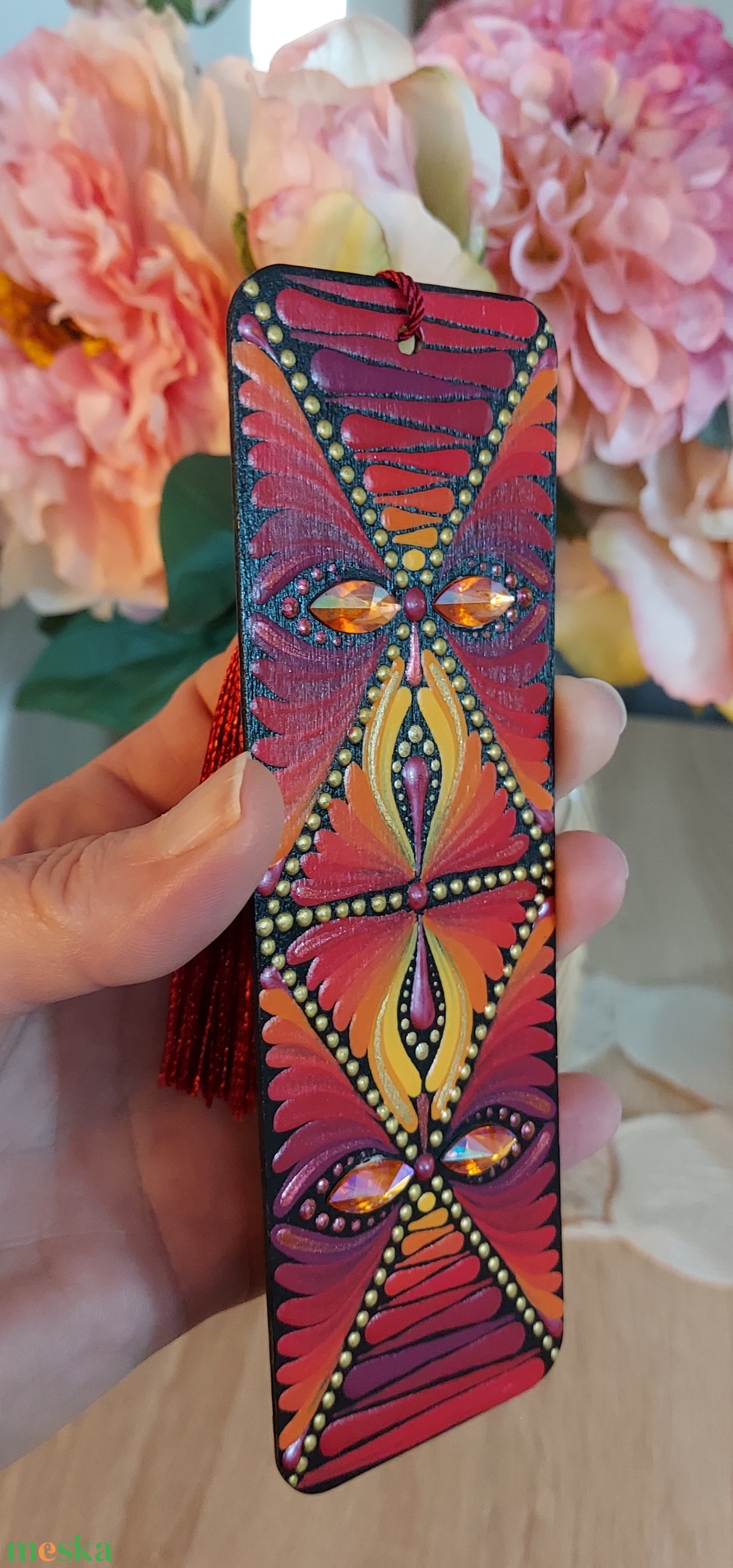 Kézzel festett mandalás könyvjelző naplementés színvilággal - otthon & életmód - dekoráció - spiritualitás - mandala - Meska.hu Kézzel festett mandalás könyvjelző naplementés színvilággal - otthon & életmód - dekoráció - spiritualitás - mandala - Meska.hu