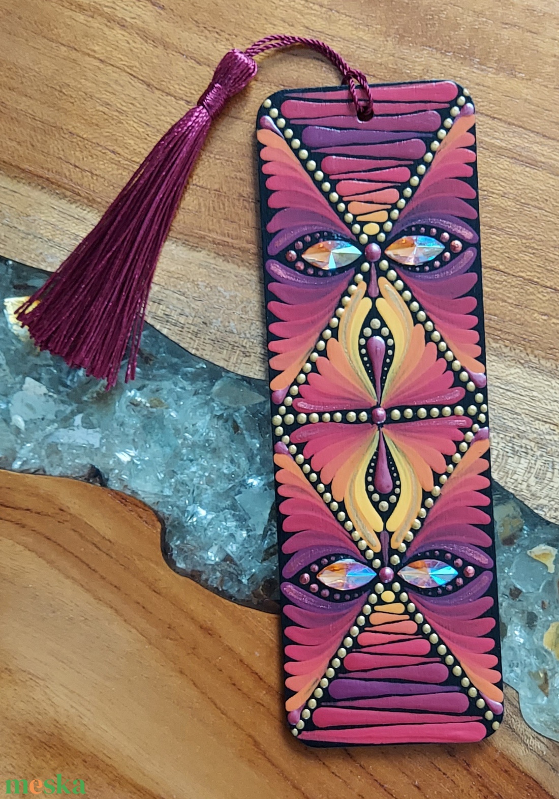 Kézzel festett mandalás könyvjelző naplementés színvilággal - otthon & életmód - dekoráció - spiritualitás - mandala - Meska.hu Kézzel festett mandalás könyvjelző naplementés színvilággal - otthon & életmód - dekoráció - spiritualitás - mandala - Meska.hu