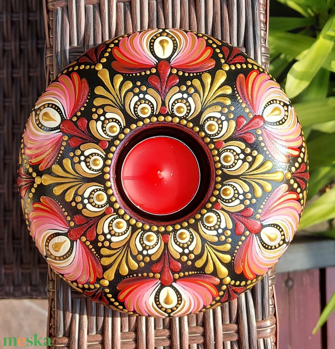 15 cm-es mécsestartó mandala mintákkal elegáns színekkel - otthon & életmód - dekoráció - spiritualitás - mandala - Meska.hu 15 cm-es mécsestartó mandala mintákkal elegáns színekkel - otthon & életmód - dekoráció - spiritualitás - mandala - Meska.hu