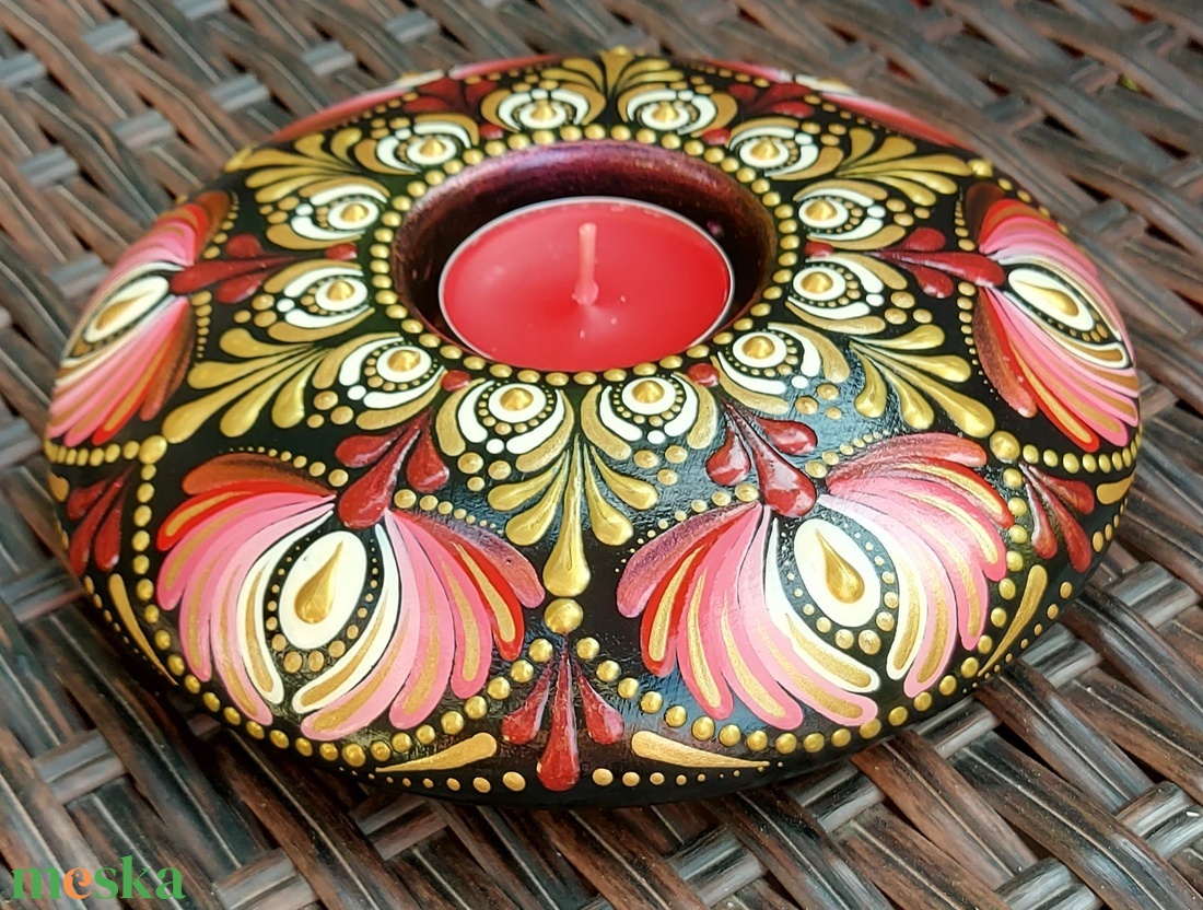 15 cm-es mécsestartó mandala mintákkal elegáns színekkel - otthon & életmód - dekoráció - spiritualitás - mandala - Meska.hu 15 cm-es mécsestartó mandala mintákkal elegáns színekkel - otthon & életmód - dekoráció - spiritualitás - mandala - Meska.hu