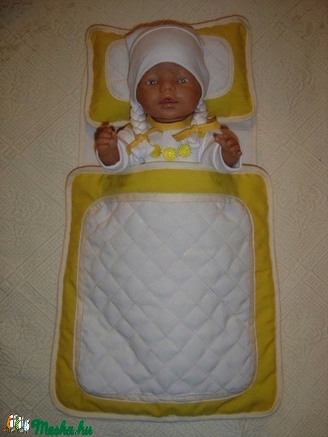 Steppelt takaró párnával 43-48 cm-es játék babákhoz -  - Meska.hu