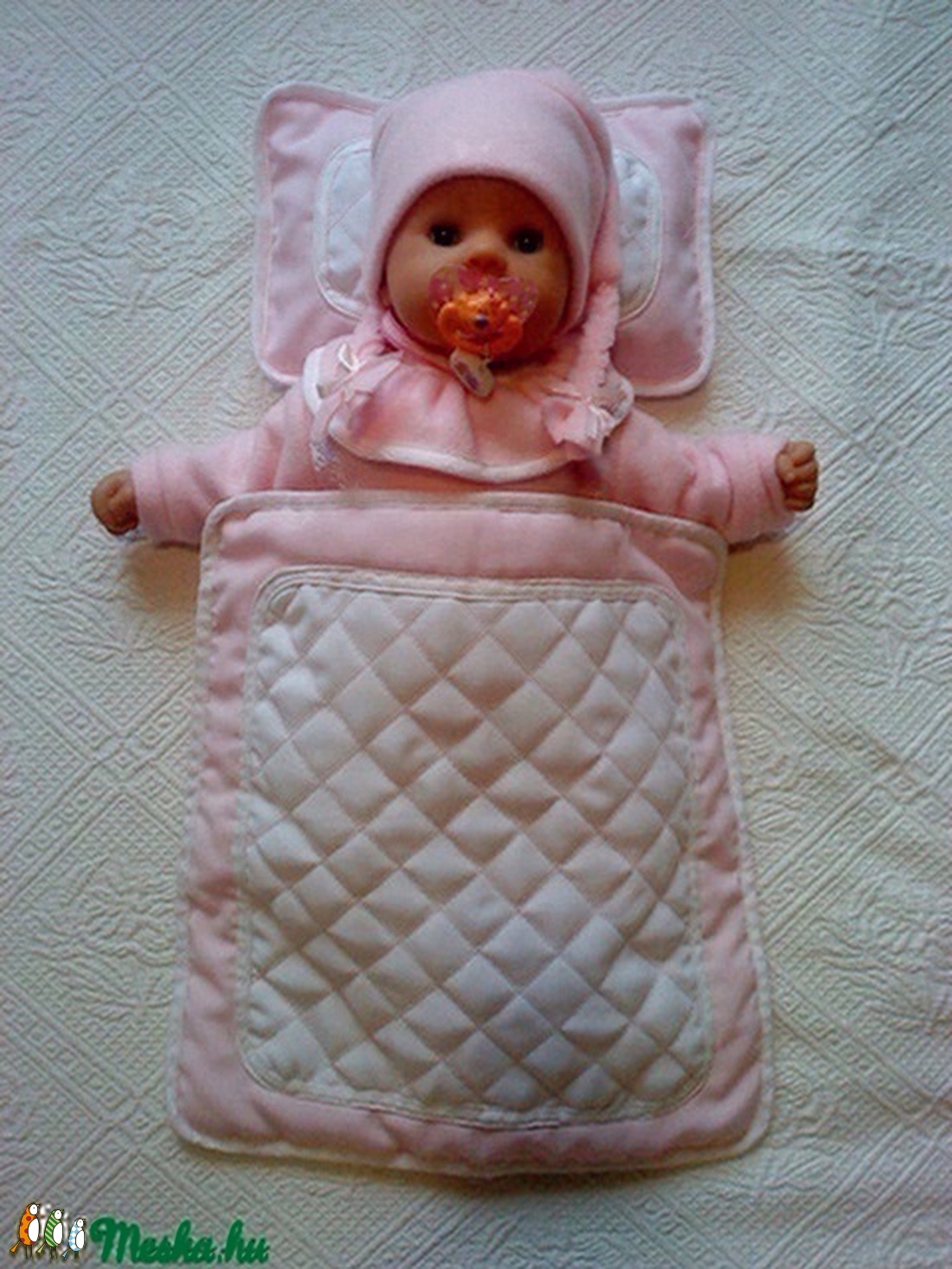 Steppelt takaró párnával 43-48 cm-es játék babákhoz -  - Meska.hu