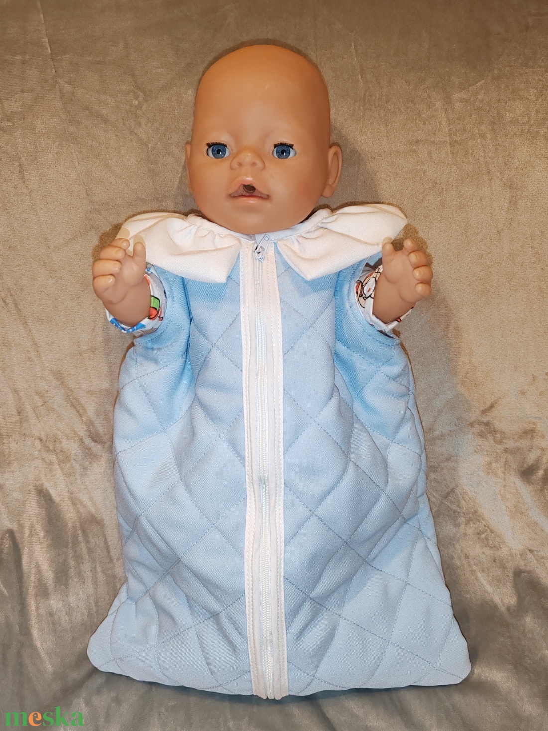 Hálózsák 38 - 43 cm-es játék babákhoz - játék & sport - baba & babaház - babaruha, babakellék - Meska.hu Hálózsák 38 - 43 cm-es játék babákhoz - játék & sport - baba & babaház - babaruha, babakellék - Meska.hu