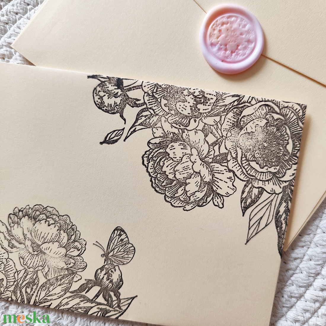 Kutya témájú sorsjegy, kiskutya, ajándék, viaszpecséttel zárható borítékkal, egyedi - otthon & életmód - papír, írószer - Meska.hu