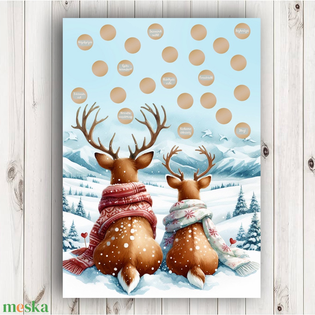 Kaparós adventi naptár, kalandos, 24 kaparófelülettel ellátott élmény adventi naptár - karácsony - adventi díszek - adventi naptár - Meska.hu Kaparós adventi naptár, kalandos, 24 kaparófelülettel ellátott élmény adventi naptár - karácsony - adventi díszek - adventi naptár - Meska.hu