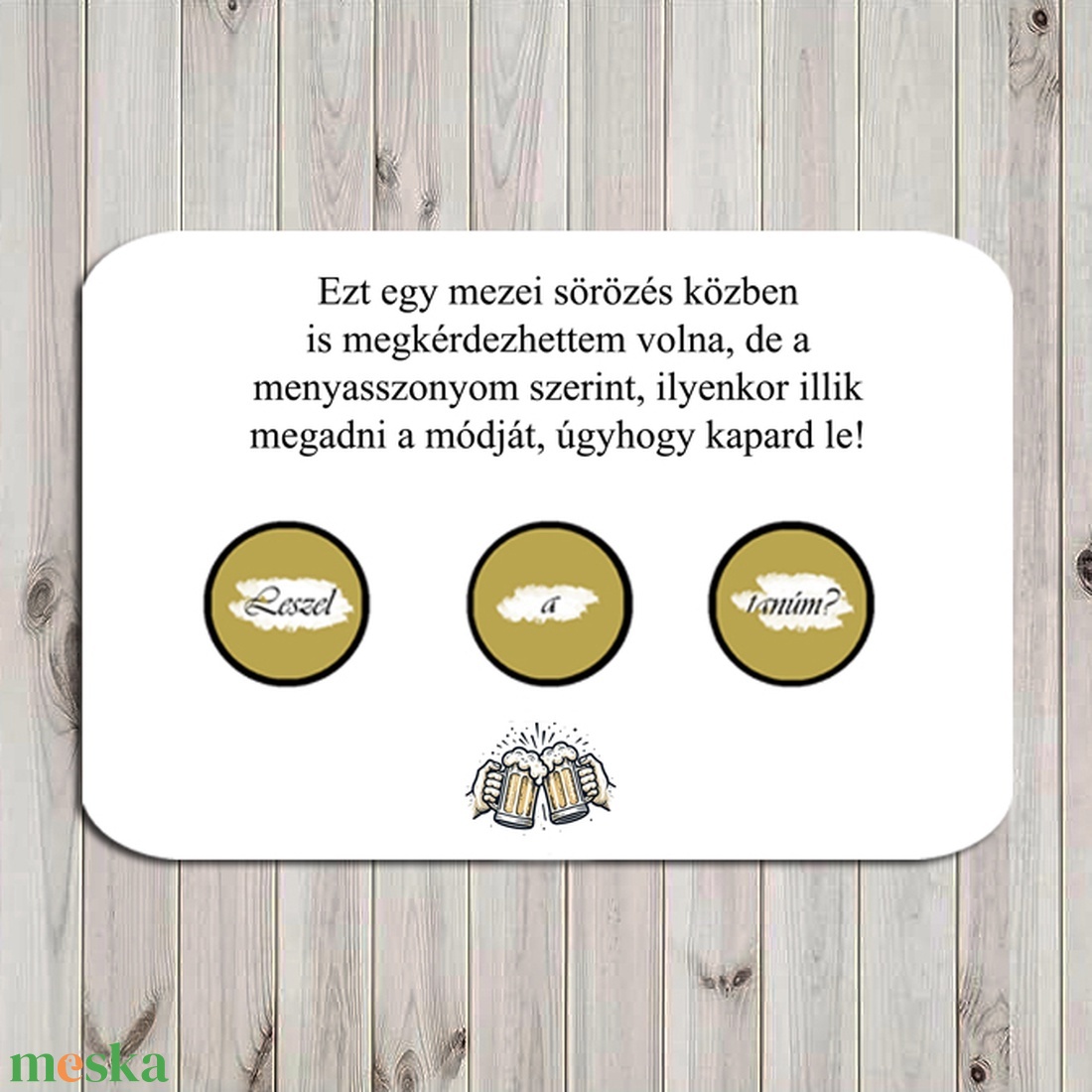Kaparós képeslap felkérésekhez, tanú felkérésére, férfiak felkérésére, férfi felkérő, groom - esküvő - meghívó & kártya - tanú felkérő - Meska.hu