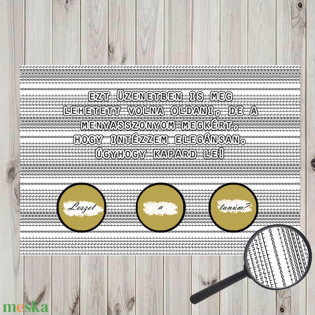 Kaparós képeslap felkérésekhez, tanú felkérésére, férfiak felkérésére, férfi felkérő, groom - esküvő - meghívó & kártya - tanú felkérő - Meska.hu