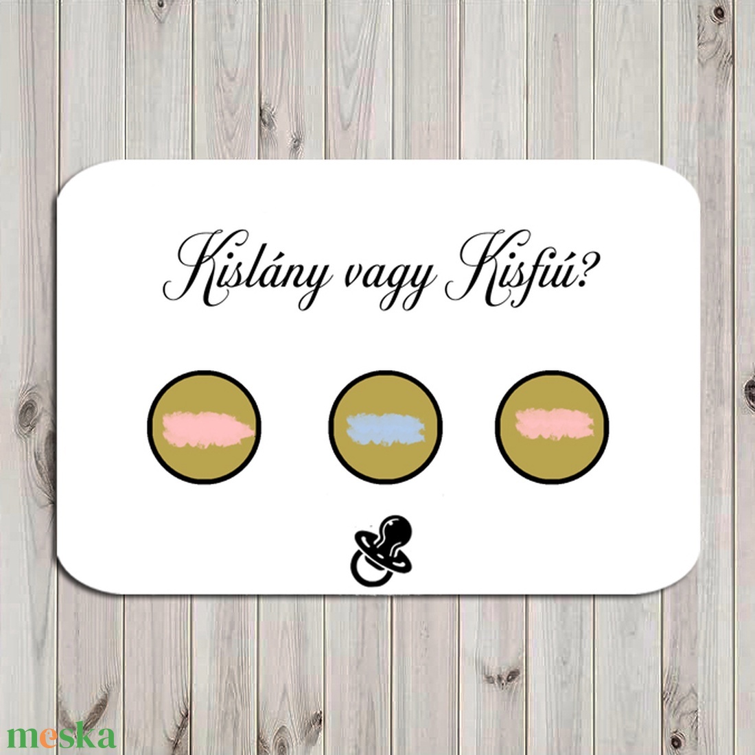 Kisfiú vagy kislány születik? Gender Reveal kaparós kártya, babaváró, babaváró buli, gender reveal party - baba - mama - babaemlékek - bababejelentők - Meska.hu