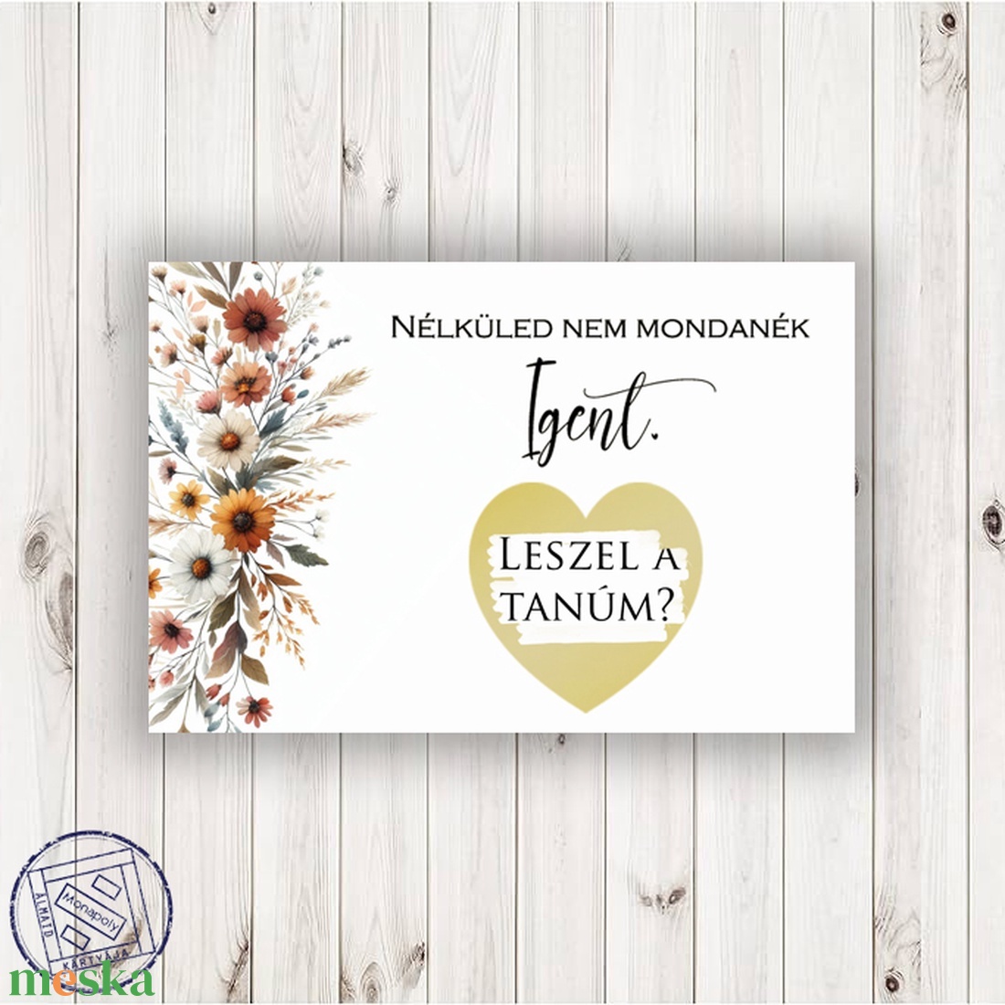 Kaparós képeslap felkérésekhez, tanú felkérésére, koszorúslány felkérésére, keresztszülő felkérésére - esküvő - meghívó & kártya - tanú felkérő - Meska.hu