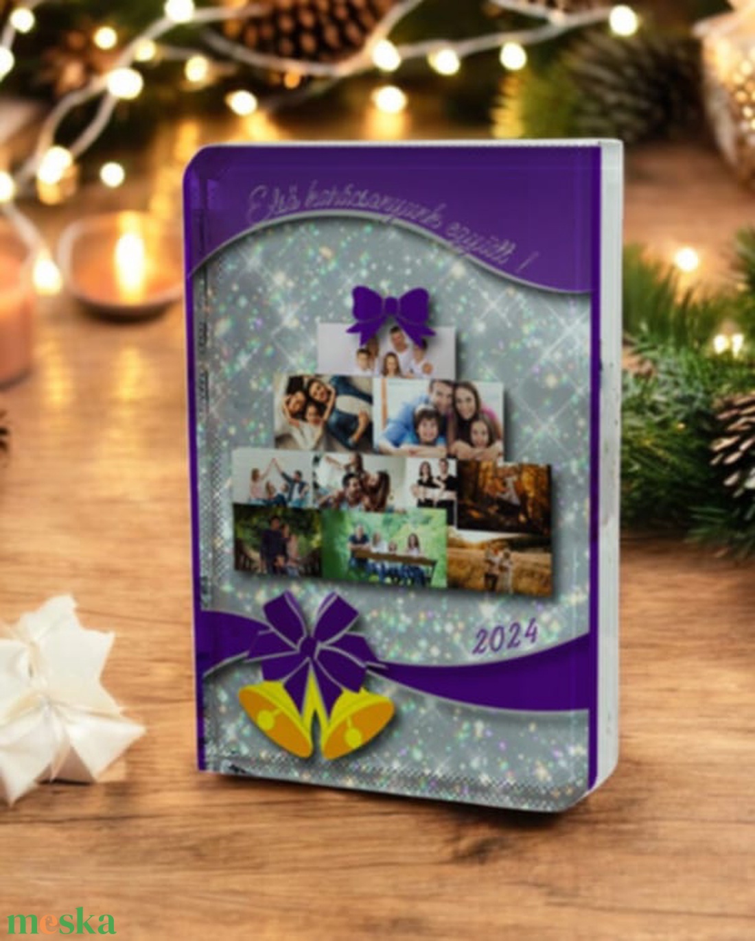 Karácsonyi saját fényképes fotókristaly  - karácsony - karácsonyi lakásdekoráció - karácsonyi lakásdíszek - Meska.hu