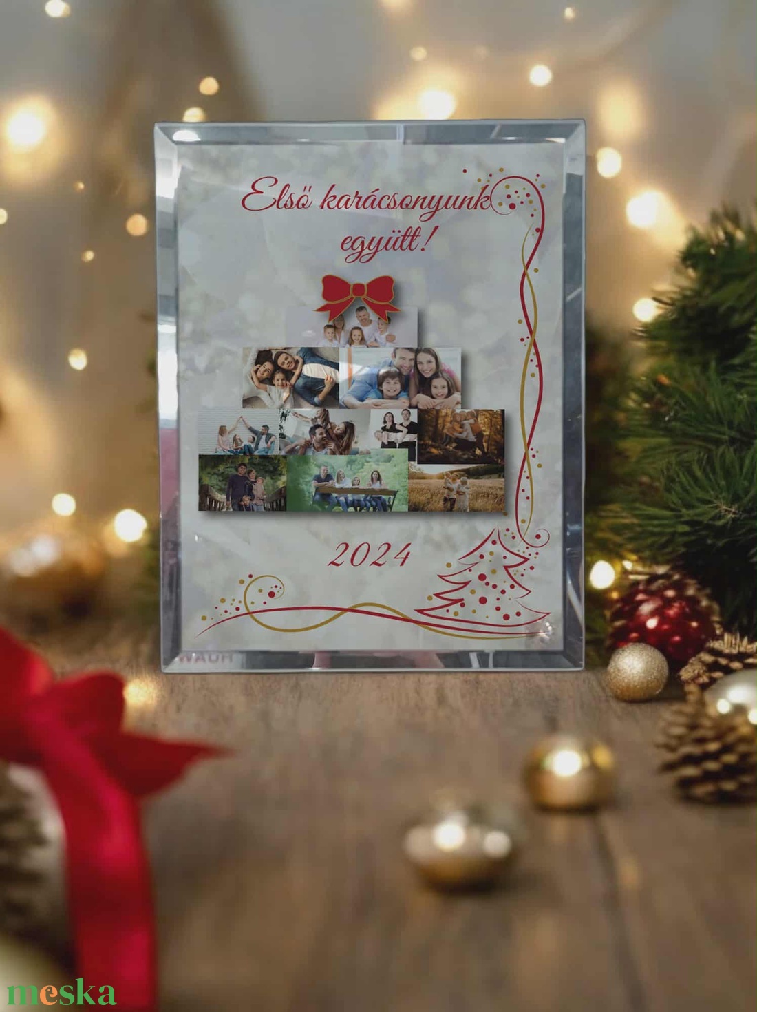 Karácsonyi tükrös szélű fotóüveg - karácsony - karácsonyi lakásdekoráció - ünnepi asztaldekoráció - Meska.hu Karácsonyi tükrös szélű fotóüveg - karácsony - karácsonyi lakásdekoráció - ünnepi asztaldekoráció - Meska.hu