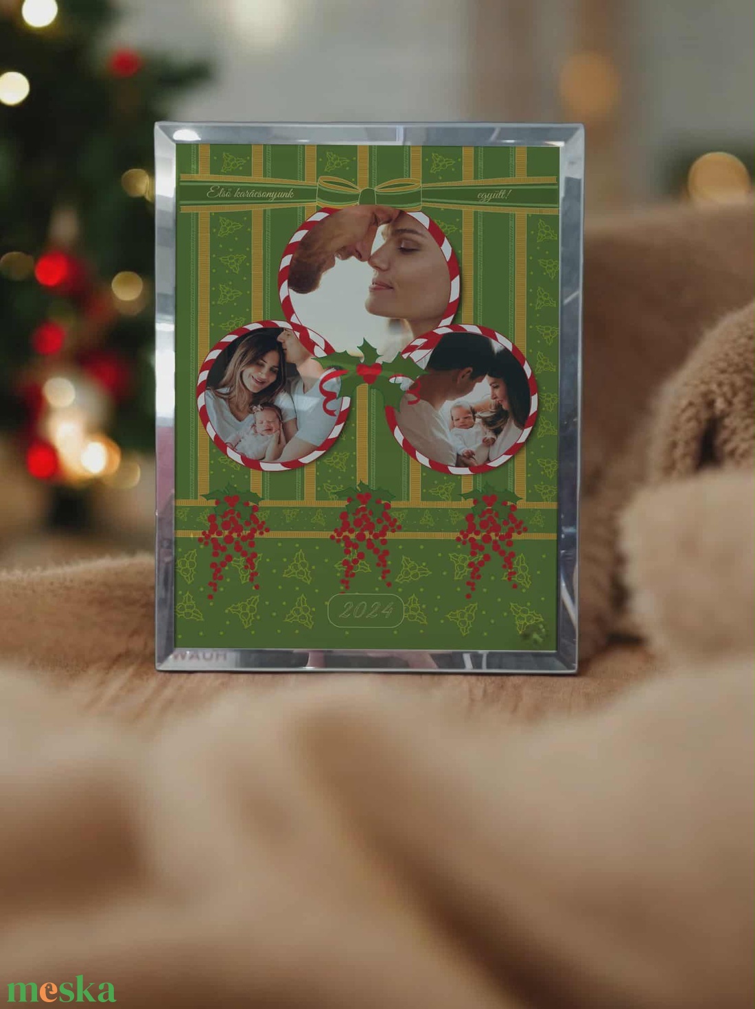 Karácsonyi tükrös szélű fotóüveg - karácsony - karácsonyi lakásdekoráció - ünnepi asztaldekoráció - Meska.hu Karácsonyi tükrös szélű fotóüveg - karácsony - karácsonyi lakásdekoráció - ünnepi asztaldekoráció - Meska.hu