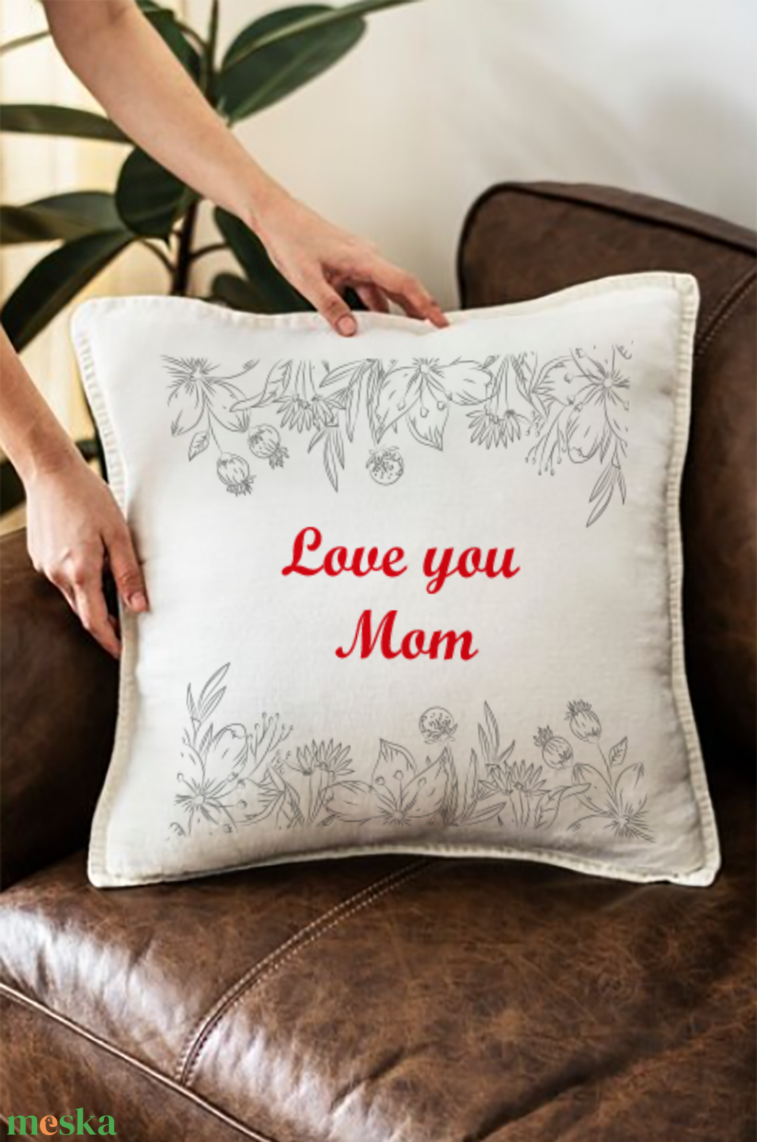  Love you Mom anyák napi párna  - otthon & életmód - lakástextil - párna & párnahuzat - Meska.hu