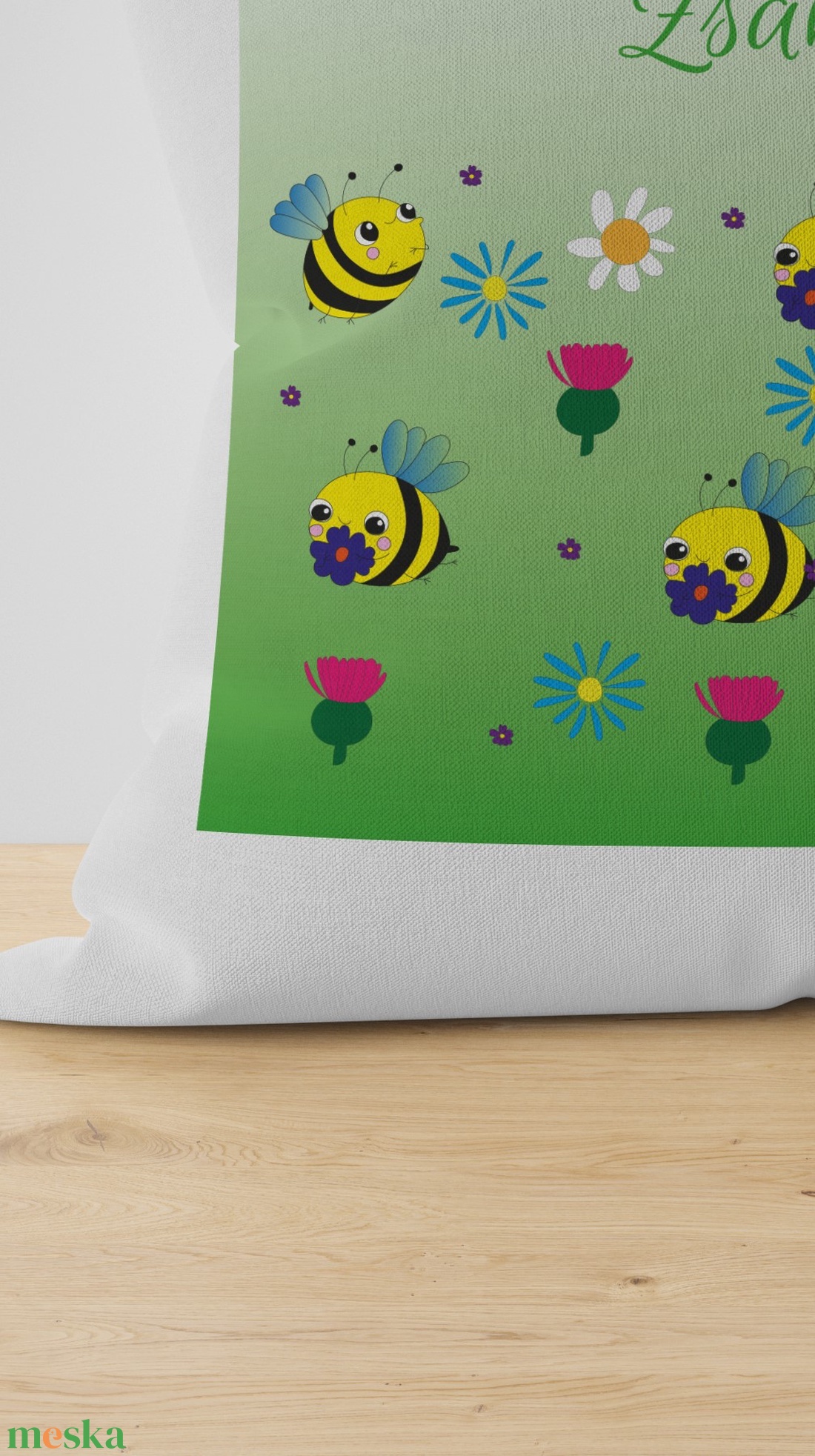  Méhecskés ovis párna  - otthon & életmód - lakástextil - párna & párnahuzat - Meska.hu