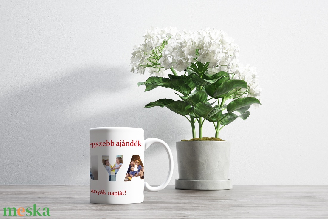 Anyák napi, fényképes kávés bögre (ANYA) - otthon & életmód - konyhafelszerelés, tálalás - tálalás - bögre & csésze - Meska.hu