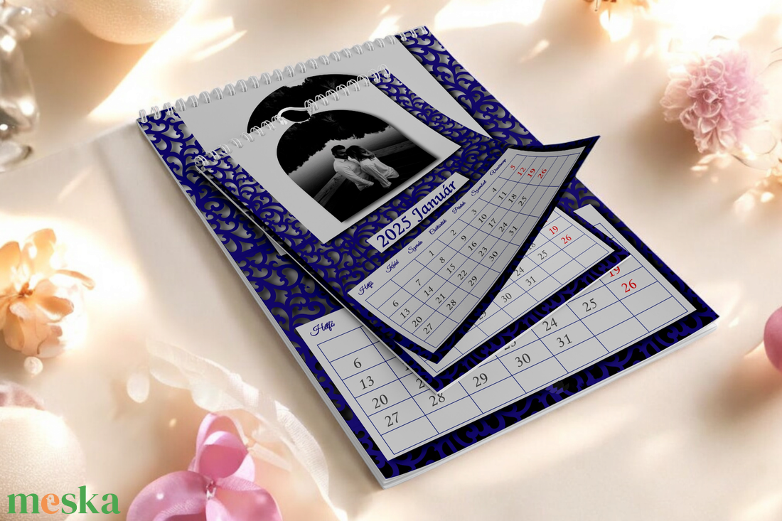 2026-os A3-as falinaptár  - otthon & életmód - dekoráció - fali és függő dekoráció - falinaptár & öröknaptár - Meska.hu