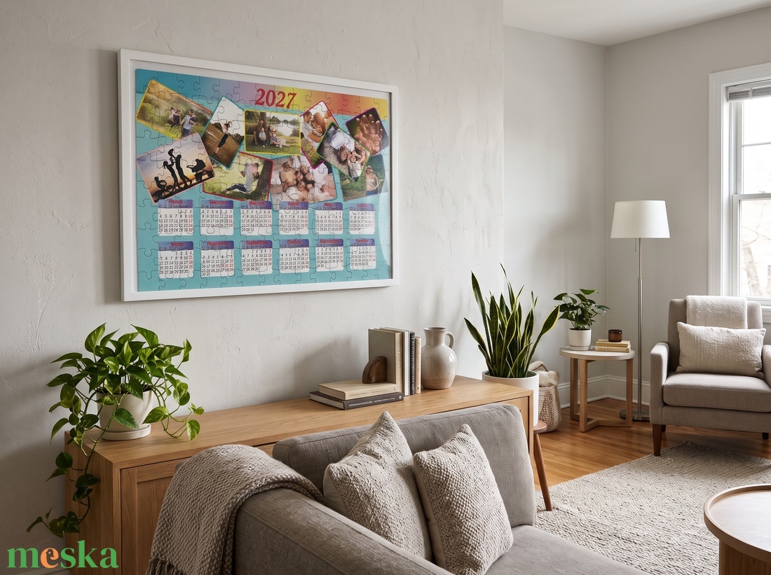 Saját fényképeses, egész éves (2027-es) naptár puzzle A3-as 500 darabos (szivárványos) - művészet - grafika & illusztráció - digitális - Meska.hu