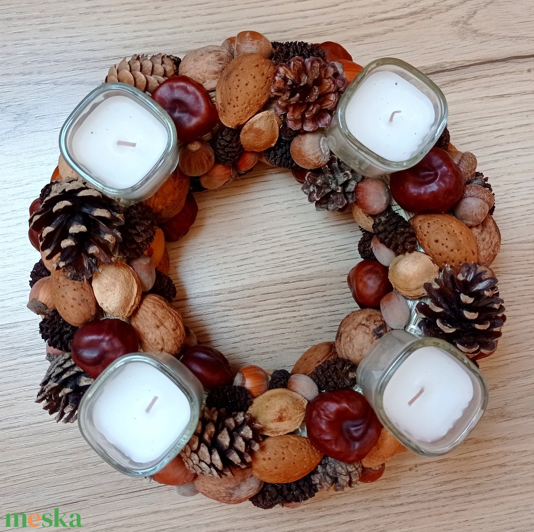 Adventi természet :) , adventi koszorú - otthon & életmód - dekoráció - virágdísz és tartó - koszorú - Meska.hu Adventi természet :) , adventi koszorú - otthon & életmód - dekoráció - virágdísz és tartó - koszorú - Meska.hu