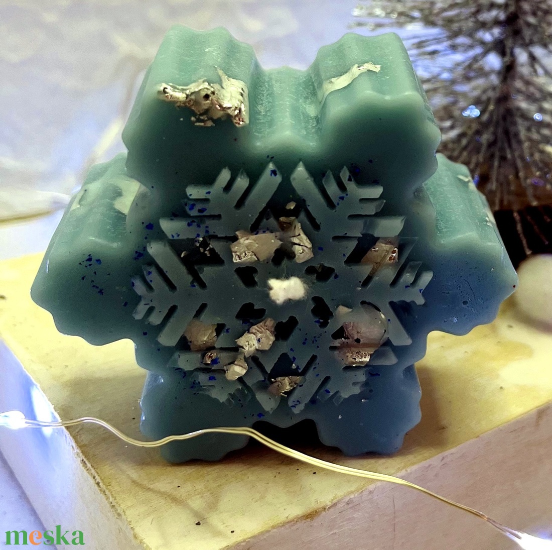 Gyertyaszett  Téli varázslat - otthon & életmód - gyertya, illat, aroma - gyertya - Meska.hu