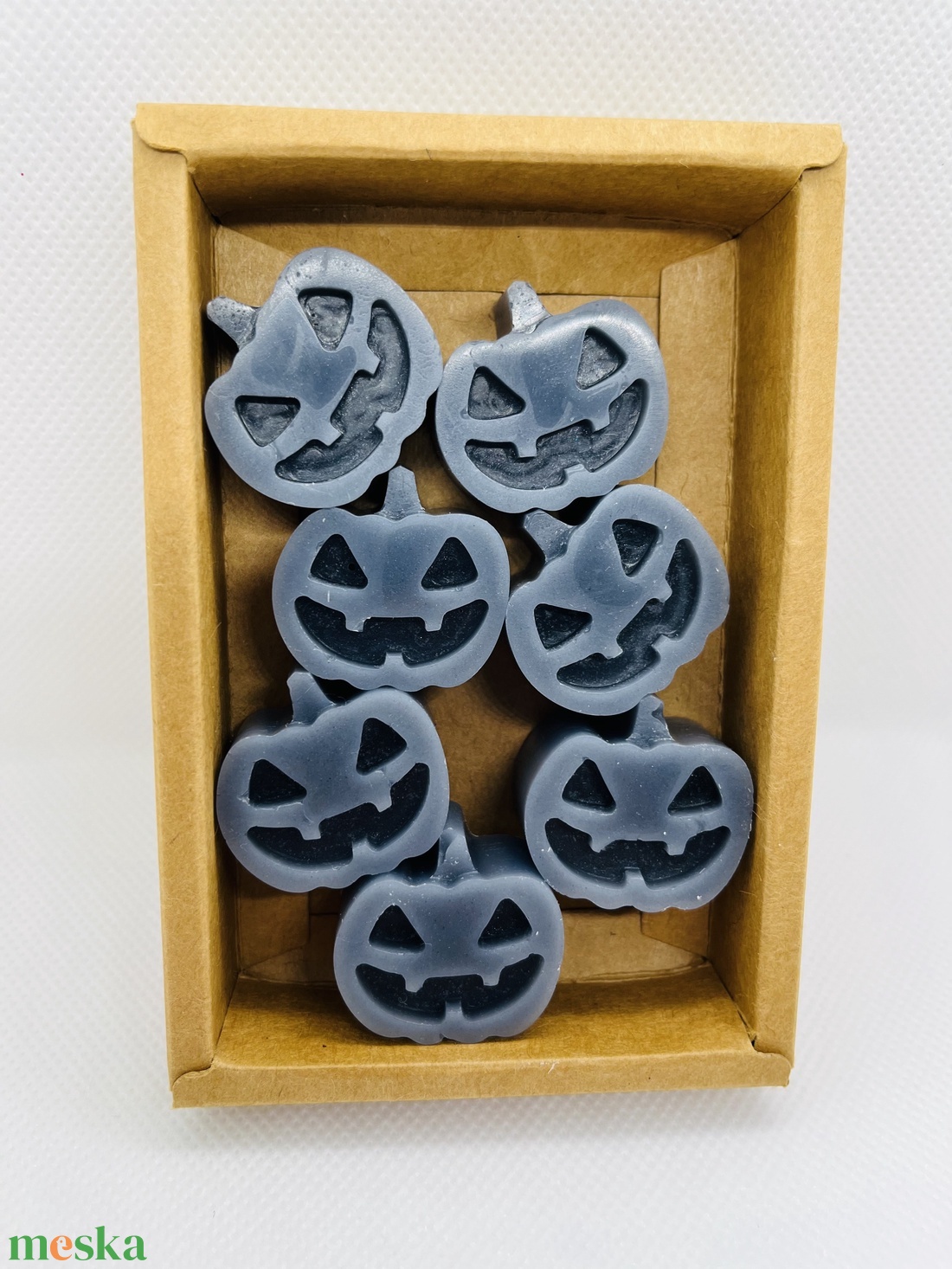Halloweeni tök illatviasz csomag - szürke - otthon & életmód - dekoráció - halloween - halloweeni dekoráció - Meska.hu